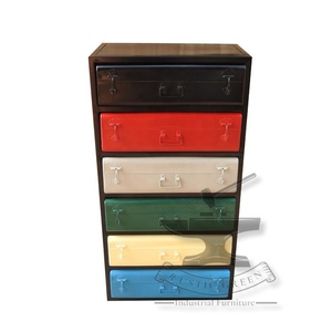 Grande commode industrielle vintage en métal - Product Image 3