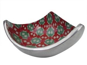 Bol à fruits en métal martelé personnalisé de haute qualité Vaisselle en aluminium écologique Vaisselle polie - Product Image 4