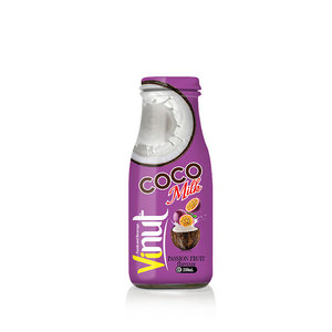 Bebida con sabor a café con leche de coco Botella de vidrio de 280ml - Product Image 4