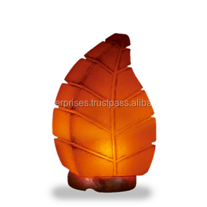 Découvrez la meilleure lampe au sel spéciale en forme de feuille de l'Himalaya de Sian Enterprises - Product Image 6