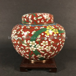 American Style Metal Cloisonne Adult Heart <b>Keepsake</b> Urn - Product Image 3