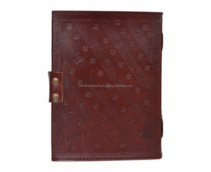 Journal vintage en cuir véritable 100%, Dragon volant, carnet de notes fait main en relief, carnet de notes de couleur marron foncé - Product Image 5