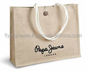 Sacs à main pliables en toile de jute sacs-cadeaux en toile de jute écologiques et élégants - Product Image 2