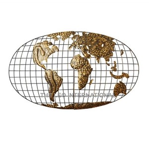 Carte du monde, sculptures artistiques murales - Product Image 1