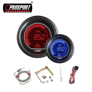 Medidor de Gas de escape Digital EGT para coche, lente transparente, 2 colores, 52mm - Product Image 5