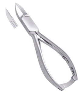 Cortaúñas profesionales de acero inoxidable de alta resistencia, cortaúñas de pedicura para uñas gruesas y encarnadas, uso de dedos con logotipo láser - Product Image 1