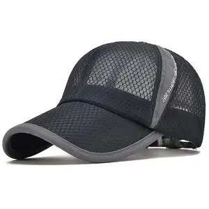 El mejor sombrero ajustable Unisex de 5 paneles Última llegada Gorra de béisbol de malla ligera Impresión personalizada La mejor ropa deportiva con estilo vintage - Product Image 1
