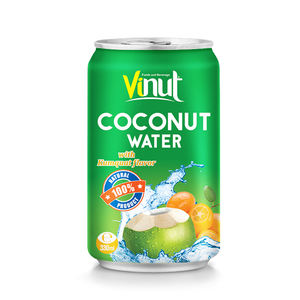 Eau de coco en conserve de 330 ml avec saveur d'orange, prix de gros, eau de coco - Product Image 5