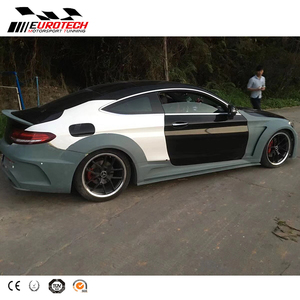 Kit carrosserie style PD pour <span class=keywords><strong>MB</strong></span> Classe C W205, pare-chocs avant convertible pour <span class=keywords><strong>MB</strong></span> Classe C Coupé C63, pare-chocs 2015-2017 - Product Image 6