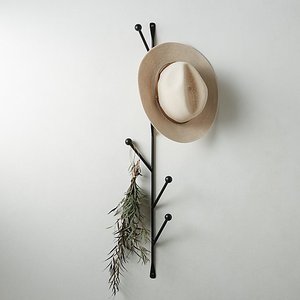 Porte-manteau Vertical à montage mural, fil métallique - Product Image 2