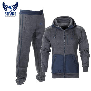 Ropa deportiva para correr con logotipo personalizado unisex, traje de chándal transpirable, traje de chándal liso para entrenamiento de gimnasia, chándal XL de invierno para hombre - Product Image 1