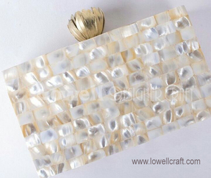 Hot Selling Western Fashion Women's Evening Bag <b>Clutch</b> Bridal Party Pearl Beaded Purse Vintage Handbag Shell Envelope <b>Wedding</b> - Product Image 4