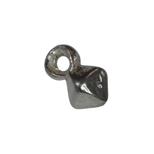 Abalorio de cubo de plata de ley, el precio más bajo - Product Image 1