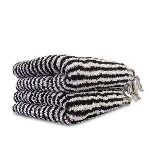 Black and White Stripe Hand Kitchen Small <b>Towel</b>, Peshkir, Pestemal <b>Turkish</b>, Housewarming Home Decor Gift Hot Seller Handloomed Turkiye . - Product Image 3
