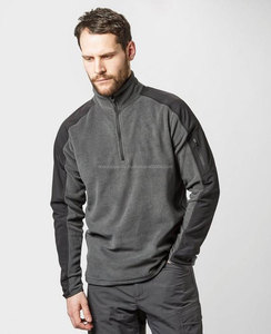 Veste polaire noire à fermeture éclair, solide et personnalisée, pour l'extérieur, 1 pièce, prix d'usine - Product Image 5