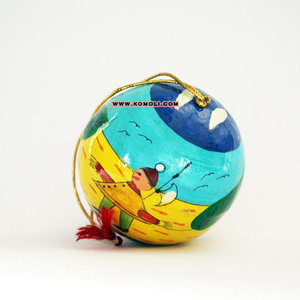 Lad กระดาษวาดด้วยมือเล็กๆน้อยๆเครื่องประดับคริสต์มาสที่ไม่ซ้ำกันตกแต่งต้นไม้วันหยุดที่กำหนดเองและเครื่องประดับ - Product Image 4