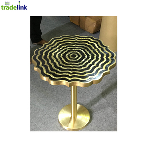 Juego de mesa de comedor y café de loto para muebles de piedra semipreciosa de malaquita para el hogar o la escuela para uso en la sala de estar - Product Image 5