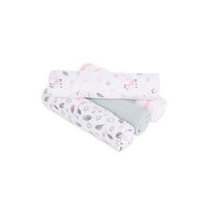 Pure Organic Cotton Baby Swaddle <b>Blanket</b> | Soft Newborn Receiving <b>Wrap</b> Breathable Nursery <b>Blanket</b> For Infant Comfort Care Design - Product Image 1