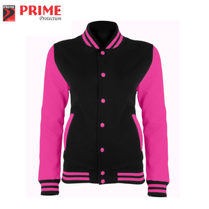 Chaquetas universitarias para mujer de nueva tendencia hechas en fábrica, ropa corta de lona transpirable de alta calidad - Product Image 3