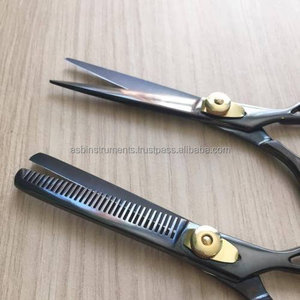 Tijeras de corte y adelgazamiento de pelo de acero inoxidable para salón profesional Tijeras de peluquero de belleza de punta afilada - Product Image 3
