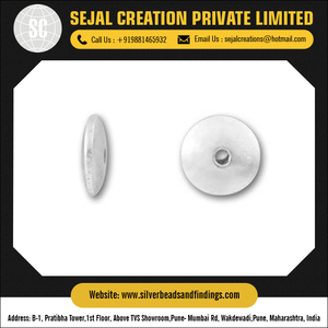 B70 Sterling Silver Loose <b>Beads</b> for Jewelry for <b>Crafting</b> Stylish Metal Accessories - Product Image 2