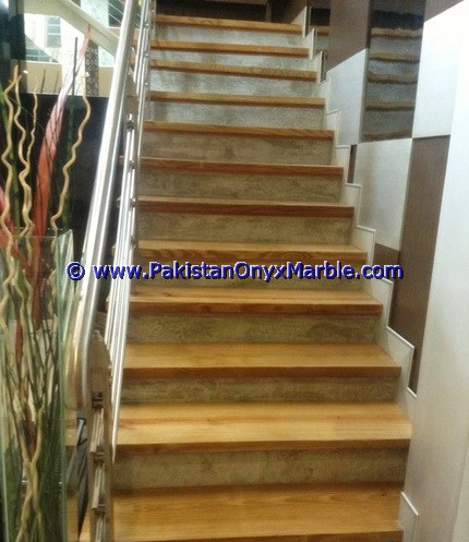 Натуральные мраморные подъемники для ступенек, подъемник из чайного дерева, бурматрик, бежевый, черный и золотистый, современный дизайн, Декор для дома и офиса