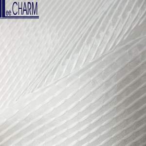 Tissu africain en Organza ivoire, vente en gros, LCSH065 - Product Image 2