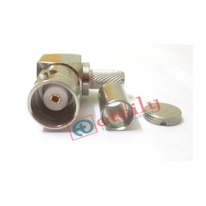 Conector RF niquelado BNC (F) R/A para Cable RG58 para aplicaciones externas, el mejor - Product Image 1