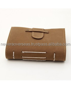 Handgemachtes 100% echtes Leder Journal Tagebuch Notizbuch Skizzenbuch Nähen Bindung für Reisende Pocket <span class=keywords><strong>Notebook</strong></span> - Product Image 2