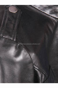 Chaqueta de piel de vaca para mujer, de marca, venta al por mayor - Product Image 4