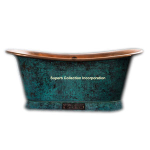 สีเขียวทองแดงอ่างอาบน้ำสำหรับขาย - Product Image 1