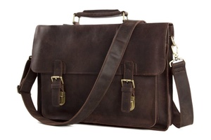 Vente en gros Sac pour homme en cuir vintage marron personnalisé de 16 pouces - Product Image 5