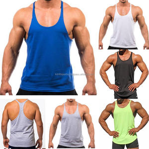 Camiseta sin mangas de la mejor calidad para hombre, top de entrenamiento de tela transpirable, camisetas lisas para gimnasio, ropa de gimnasio para hombre, camiseta sin mangas deportiva - Product Image 4