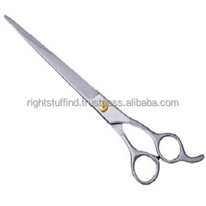 Juego de Tijeras Rectas Profesionales Japonesas de Acero Inoxidable para Diestros, Ecológicas, de 9 Pulgadas, con Diseño Offset para Peluquería Canina - Product Image 1