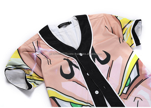 Manches Longues O Cou Sublimation Hommes Maillot de Baseball de Haute Qualité - Product Image 6