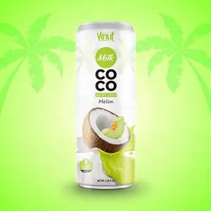 8.5 fl oz Dairy free Tin Can Coconut Milk with melon