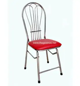Outdoor inox furniture, Inox chair with back, Vietnam Sourcing service