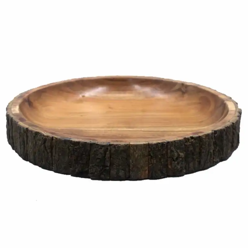 Natürliche Holz Große Portion Holz Platte