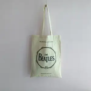 I Beatles di Cotonina Borse-Personalizzabile, Manico Lungo, Eco-Friendly-Produzione