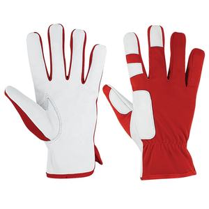 Garden Light Duty Industrial Thin Goatskin Working Leather <b>Gloves</b> - Product Image 2