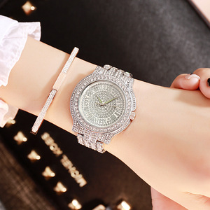 DAICY 2019 nuova moda pieno di bling del diamante di bling del <span class=keywords><strong>metallo</strong></span> del quarzo <span class=keywords><strong>orologio</strong></span> <span class=keywords><strong>donna</strong></span> - Product Image 5