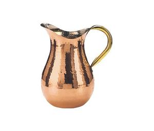 Modern Water Copper Jug With 4 Glasses Antique Water Pouring Pitcher With Handle Table <b>Decorative</b> Pure Copper Water Pitcher - Product Image 4