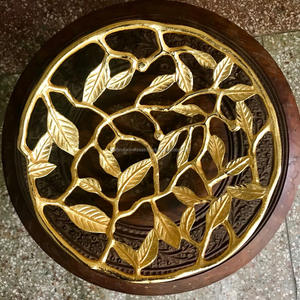 Vaisselle plaquée or fantaisie bol décor à la maison pièce centrale pour la décoration de la maison et accessoires de table bol en métal - Product Image 2