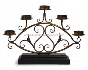 Support de bougie de célébration de mariage avec candélabre en verre - Product Image 3