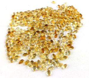 หินซิทรีนโนโวเบอร์จากธรรมชาติคุณภาพสูงอัญมณีหลวมในรูปทรงลูกแพร์ผิวเรียบสำหรับทำเครื่องประดับ-สีเหลือง - Product Image 5