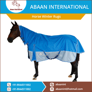 Couverture d'hiver pour cheval avec col intégré, logo personnalisé, 1200D, 300 GSM, vente en gros - Product Image 4