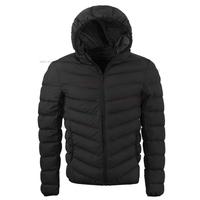 Veste matelassée en duvet de canard, noir, léger, bouffant