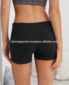 Short de survêtement vierge de compression pour femmes, vêtements de sport, en polaire, de Yoga, à la mode, vente en gros, nouveauté tendance, - Product Image 5