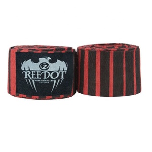 Zèbre SEMI-élastique, boxer en coton, imprimé zèbre, enveloppe à main à LOGO personnalisé MMA, 180 pouces - Product Image 6