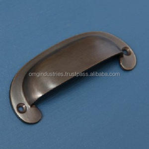 OMG Industries laiton anneau tiroir tirer bouton polyvalent cuisine chambre meubles armoire commode hôtel école hôpital appartement - Product Image 4